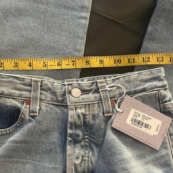 AG Adriano Goldschmied Alexxis High Waist Straight Jeans Size 25 NWT $249 - Picture 7 of 13